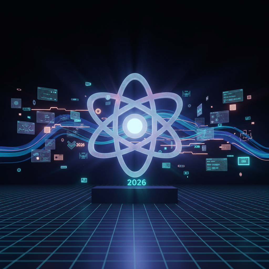 Graph showing ReactJS popularity 2026 trends and its continued relevance in web development.