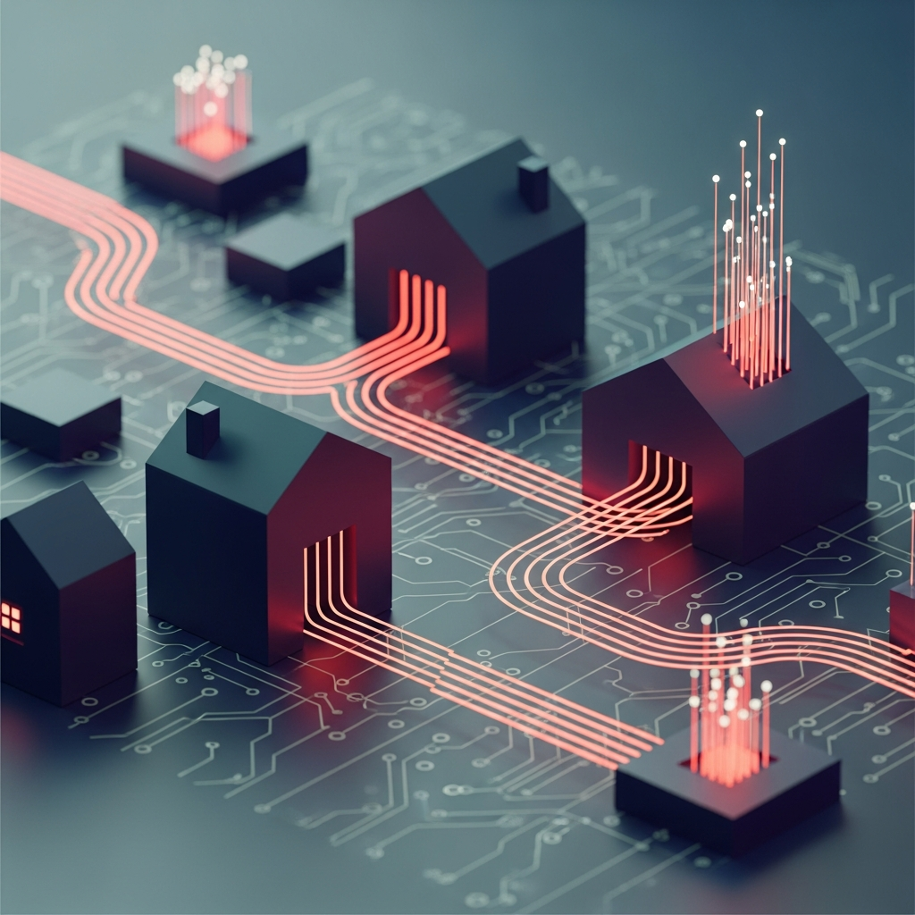 Agent using a modern real estate tech stack on a tablet, showcasing tools for enhancing experience and retention.