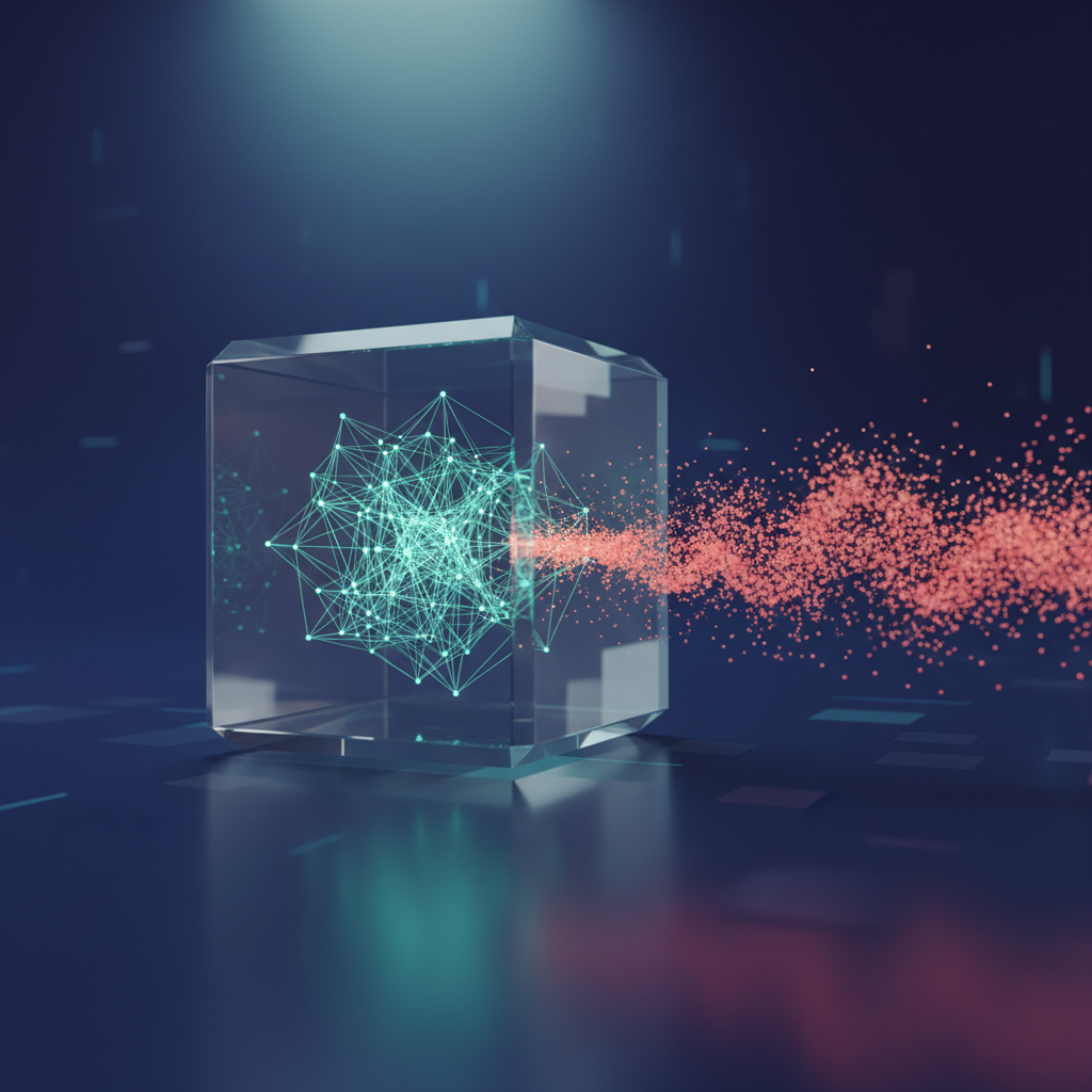 An illustration depicting secure AI agents operating within a sandboxed environment, emphasizing AI security.