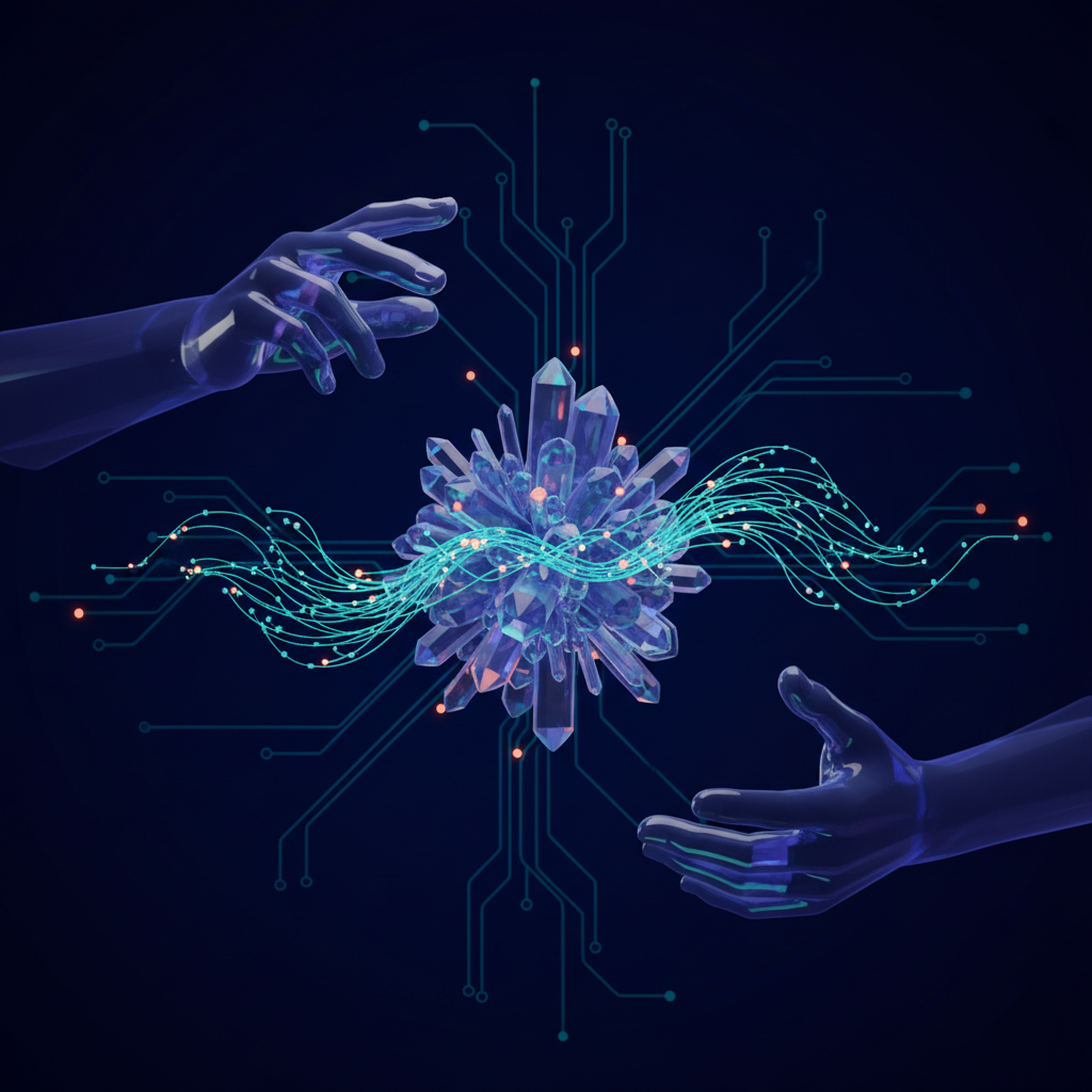 Visual representation of AI coding assistance within a developer's integrated development environment, showing code suggestions and intelligent tools for software development.
