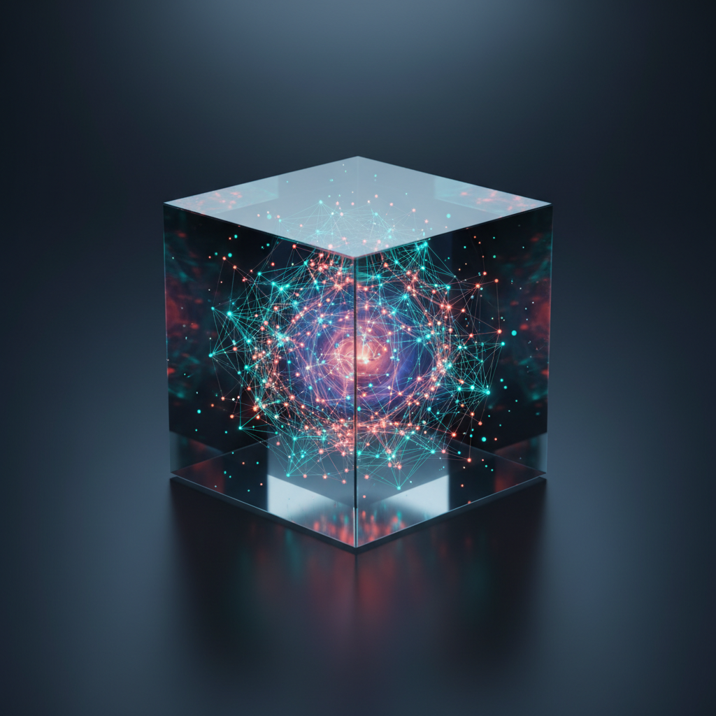 Illustration of a server rack with AI models, representing local AI deployment and private computing.