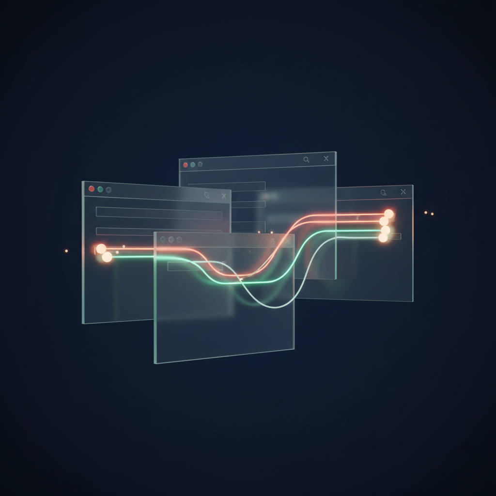 AI-powered robot hand interacting with a web browser, symbolizing advanced browser automation and intelligent web interaction.