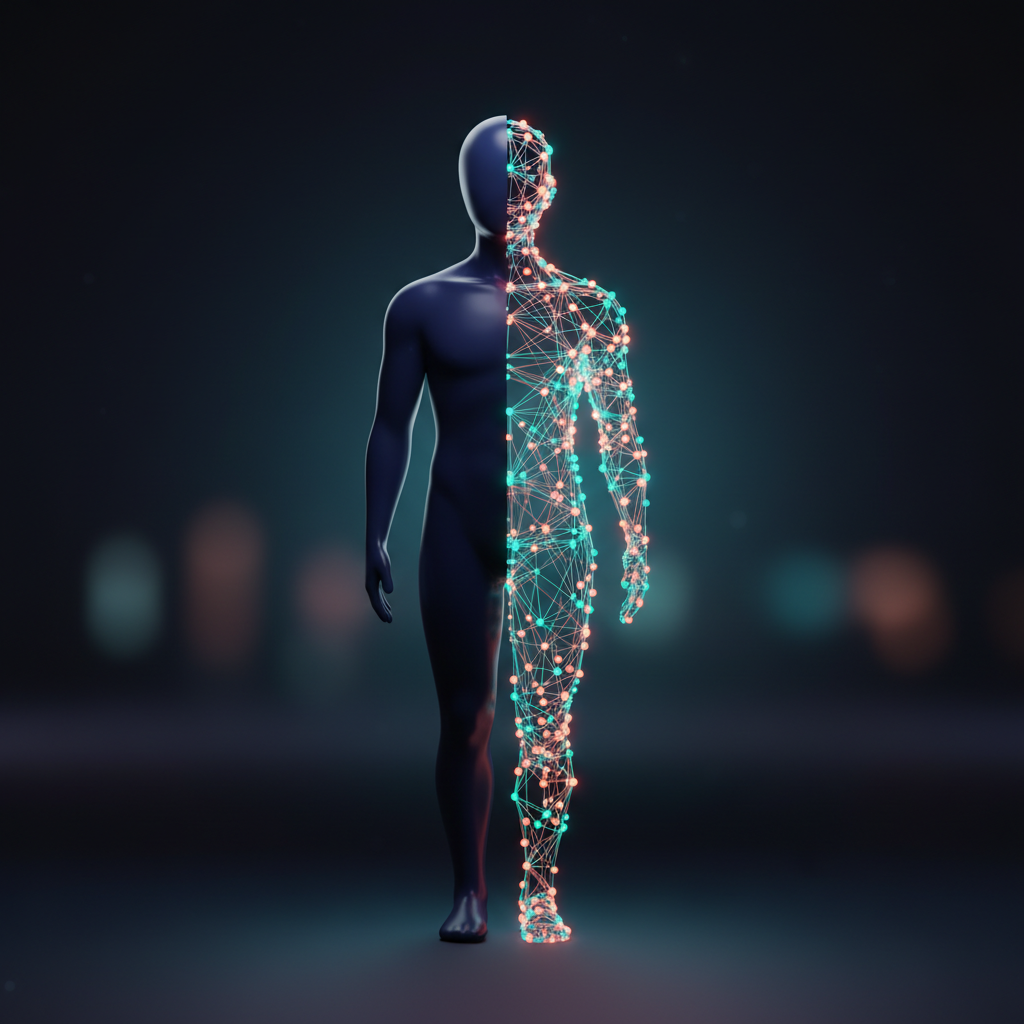 An AI interface helping a developer write code, illustrating the evolving AI coding developer roles.