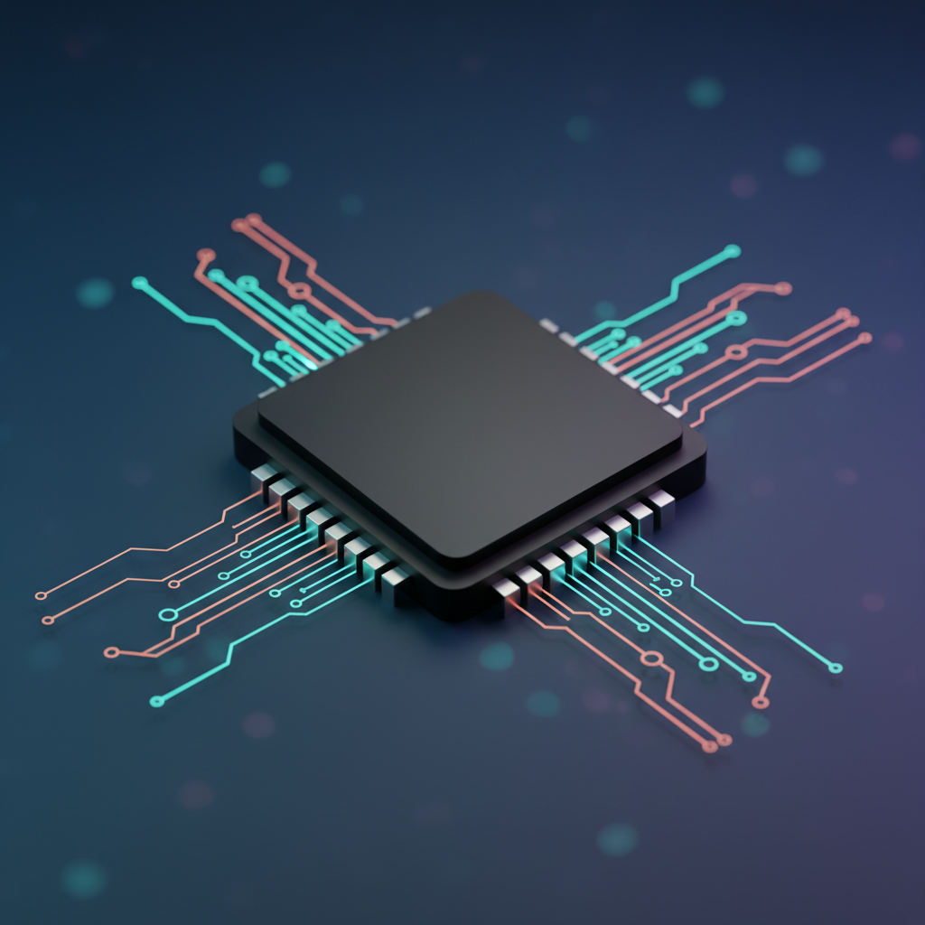 Diagram showing optimized AI infrastructure with accelerated data flow and improved performance