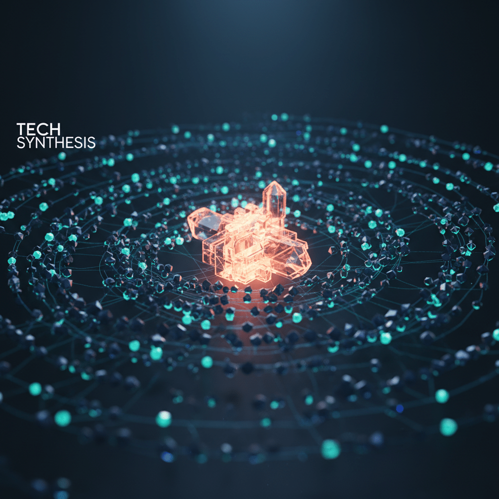 Illustration depicting multiple AI agents working together in a swarm, symbolizing autonomous task execution in software development.