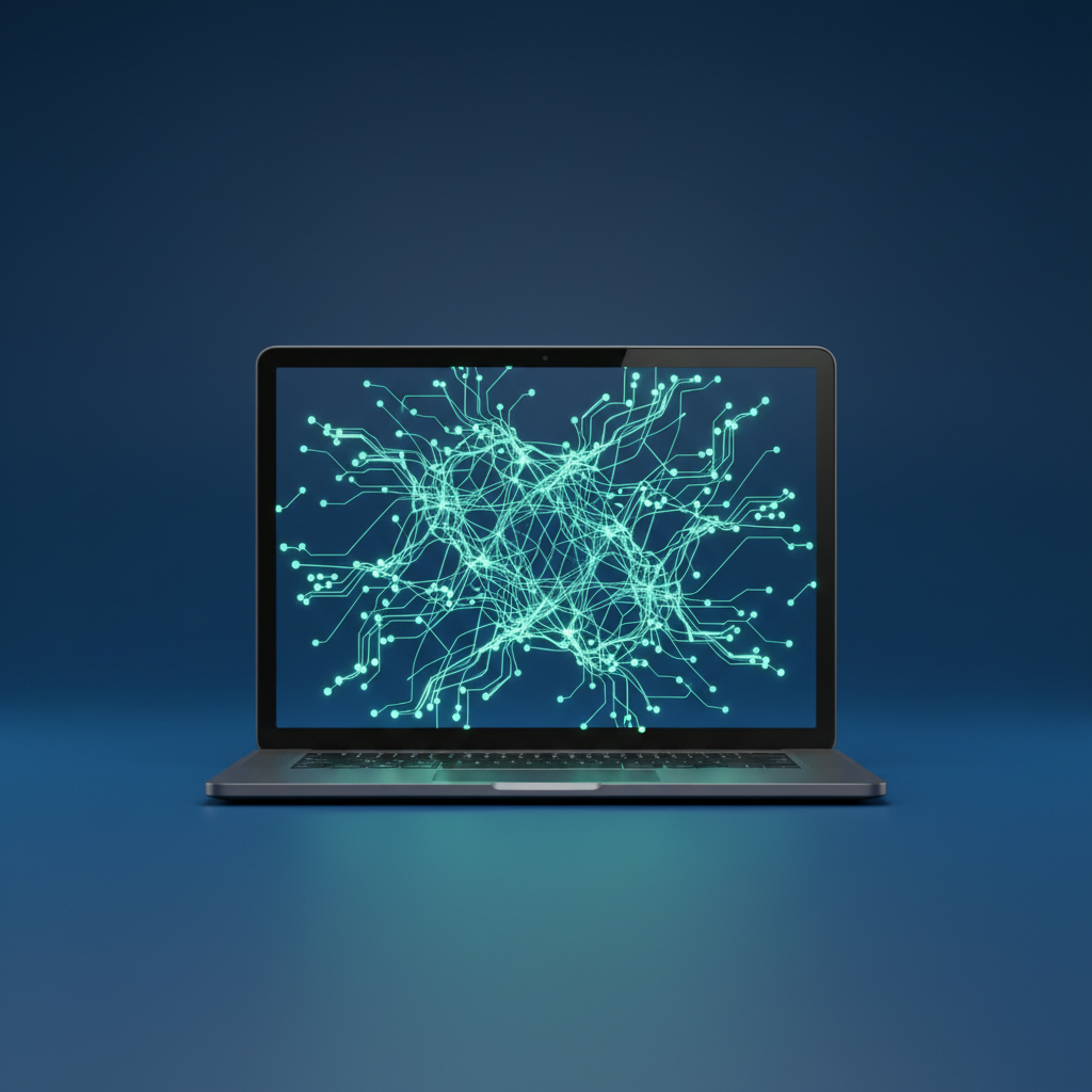 Illustration of secure, on-premise server deployment for accessible Local LLMs, enhancing data privacy and control.