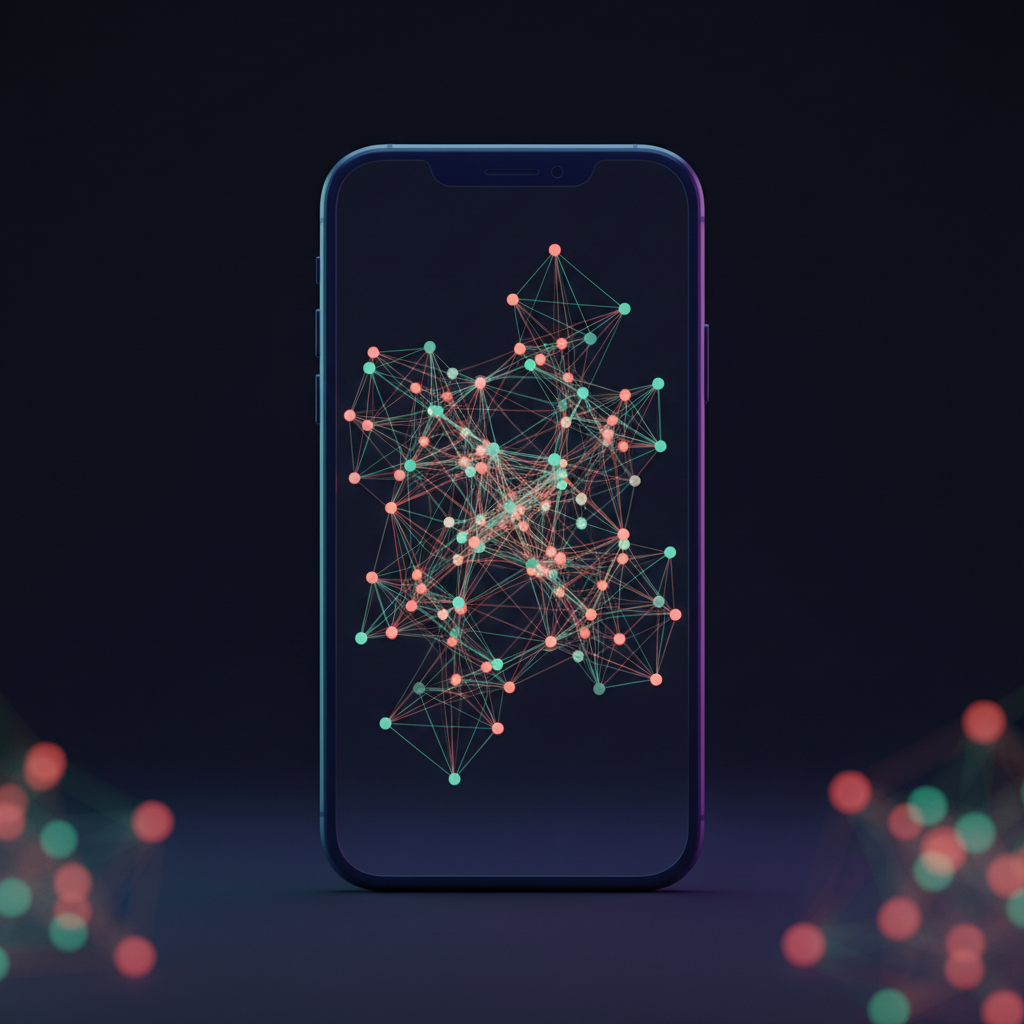 Diagram illustrating the architecture and benefits of on-device AI for local-first applications.