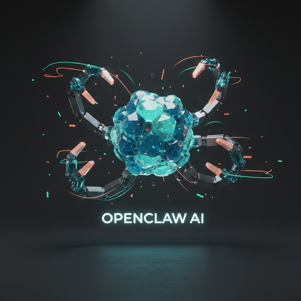 Illustration depicting the interconnected components of the OpenClaw AI Agent Ecosystem