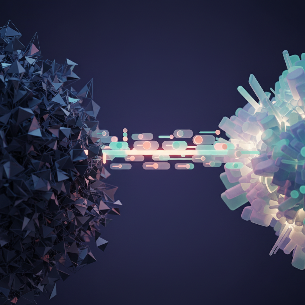 Illustrating the complex Web3 UI UX challenges faced by designers in creating user-friendly decentralized applications.