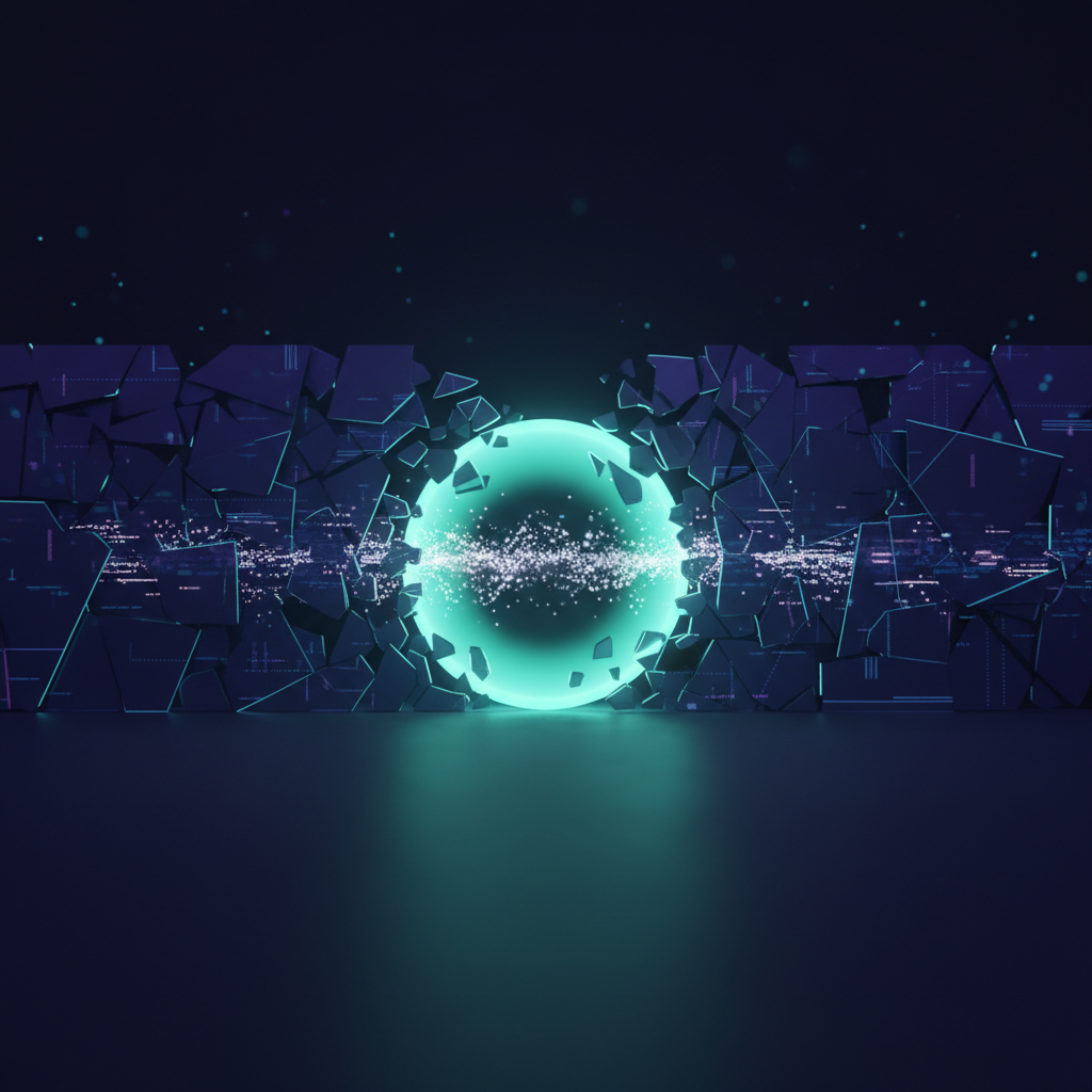Illustration depicting secure data flow through a Network Tunnel, symbolizing advanced privacy and circumvention techniques.