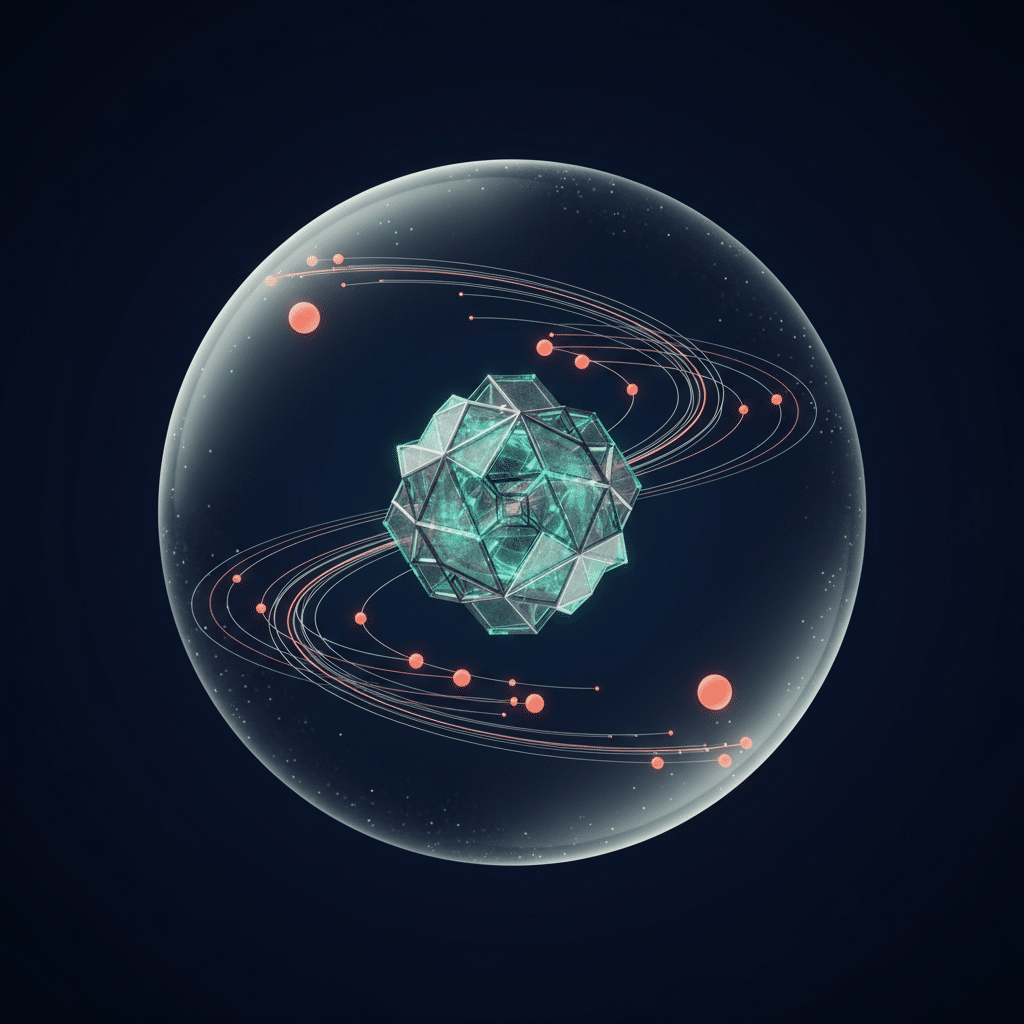 A network of AI agents being orchestrated by a central system, emphasizing safety protocols and efficient software development workflows.