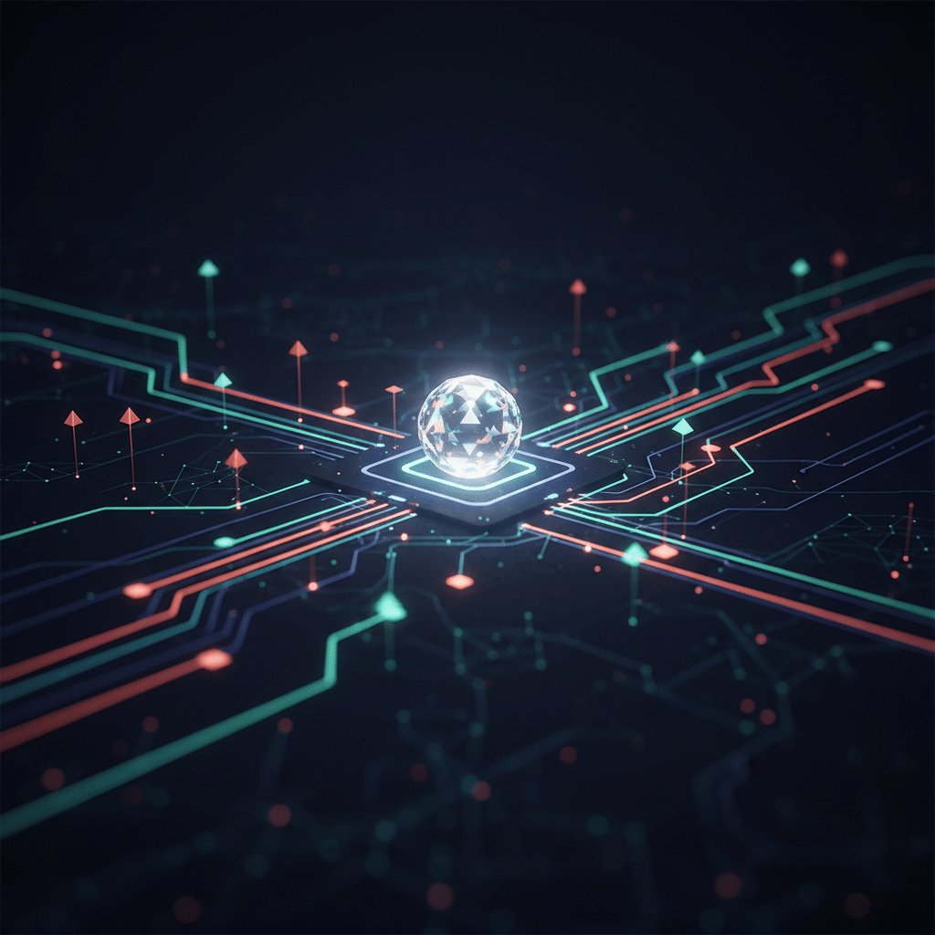 Illustration of autonomous AI agents collaborating to optimize software development workflows