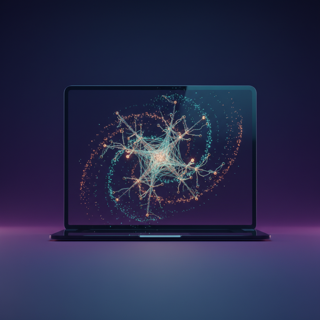 Code on a screen representing local-first open-source AI development