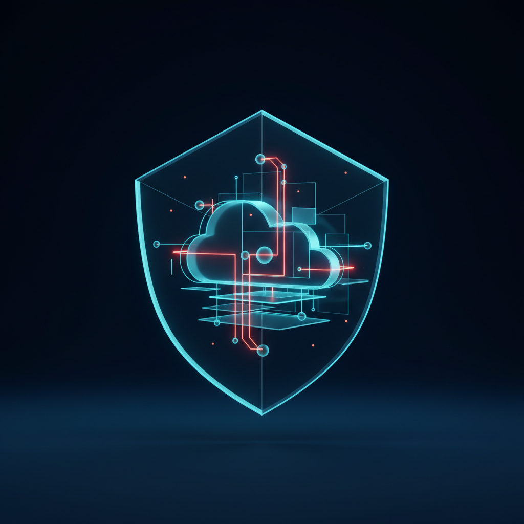 Illustration of the Pentagon building connected to cloud servers and AI symbols, representing Pentagon AI Cloud Security deals with major tech companies for classified systems.